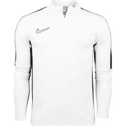 Bluza treningowa męska Nike DF Academy 23 SS Drill. Białe bluzy bez kaptura męskie Nike, m. Za 198.64 zł.