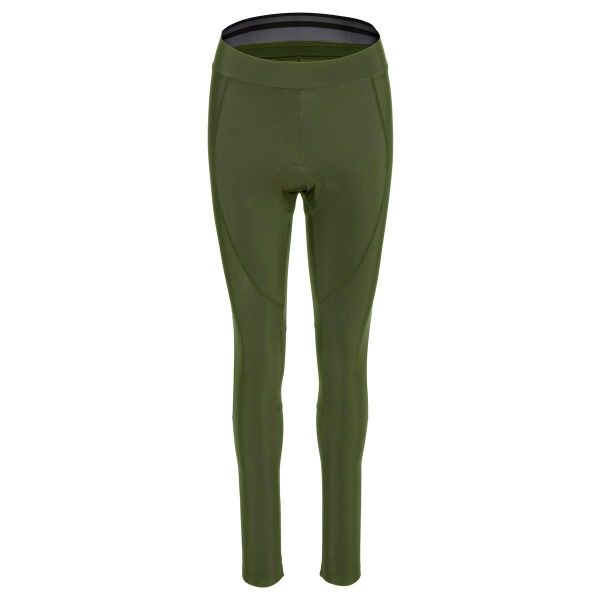 Damskie spodnie rowerowe Essential zielone. Zielone spodnie materiałowe damskie Agu, s, z materiału, na fitness i siłownię. Za 556.60 zł.