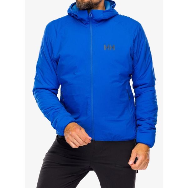 Kurtka ocieplana z kapturem Helly Hansen Verglas. Niebieskie kurtki męskie Helly Hansen, m, bez wzorów, z kapturem. Za 429.99 zł.