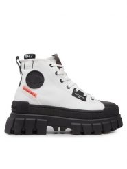 Palladium Trapery Revolt Hi Tx 97242-116-M Biały. Białe trapery damskie Palladium, z materiału, bez obcasa. Za 459.99 zł.