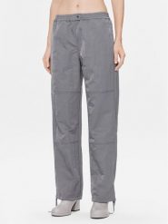 Samsøe Samsøe Spodnie materiałowe Gira F23400008 Szary Relaxed Fit. Szare spodnie materiałowe damskie Samsoe & Samsoe, bez wzorów, z materiału. Za 679.99 zł.