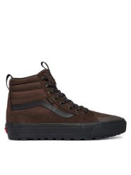 Vans Tenisówki Sk8-Hi Waterproof Insulat VN000Y623N11 Brązowy ciemny. Brązowe trampki i tenisówki męskie Vans, bez wzorów, ze skóry, bez zapięcia. Za 619.99 zł.