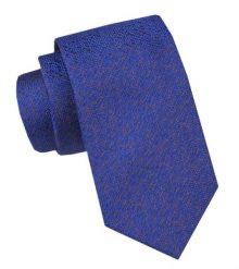 Krawat Męski - Alties - Niebiesko-Brązowy Melanż. Niebieskie krawaty i muchy męskie Alties, bez wzorów, z tkaniny, eleganckie. Za 49.00 zł.