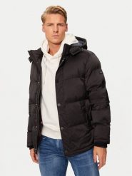 Guess Kurtka puchowa M4BL21 WGJ42 Czarny Regular Fit. Czarne kurtki męskie Guess, m, z aplikacjami, z puchu, bez kaptura. Za 619.99 zł.