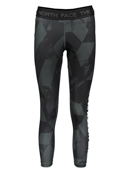 The North Face Legginsy sportowe "Flex" w kolorze szaro-czarnym rozmiar: XS. Czarne legginsy damskie The North Face, xs, bez wzorów, outdoorowe. Za 135.17 zł.