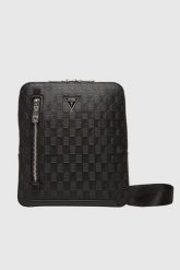 GUESS Czarna saszetka męska Torino. Czarne saszetki męskie Guess, ze skóry ekologicznej. W wyprzedaży za 287.99 zł.