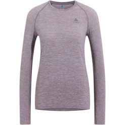 Koszulka z długim rękawem damska ODLO Essential Seamless T-Shirt Crew Neck. Fioletowe t-shirty damskie Odlo, xl, bez wzorów, bez kołnierzyka. W wyprzedaży za 186.95 zł.