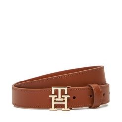 Pasek Damski Tommy Hilfiger. Brązowe paski damskie Tommy Hilfiger, bez wzorów. Za 179.99 zł.