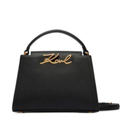Torebka KARL LAGERFELD. Czarne torebki klasyczne damskie Karl Lagerfeld, bez wzorów, bez dodatków. Za 1,199.00 zł.