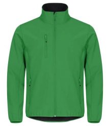 Clique Klasyczna Kurtka Softshell - 96% Poliester z Recyklingu. Zielone kurtki męskie CLIQUE, m, bez wzorów, z poliesteru, bez kaptura. Za 265.63 zł.