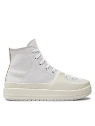 Converse Trampki Chuck Taylor All Star Construct Leather A02116C Biały. Białe trampki i tenisówki męskie Converse, bez wzorów, ze skóry, bez zapięcia. Za 519.99 zł.