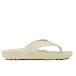 Japonki klapki damskie sportowe Crocs SPLASH FLIP. Brązowe klapki damskie Crocs, bez wzorów, bez obcasa. W wyprzedaży za 149.00 zł.