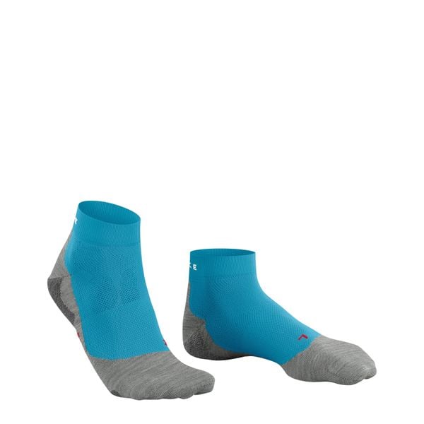 Krótkie skarpetki Falke RU5 Race. Niebieskie skarpetki męskie Falke, bez wzorów, z elastanu. Za 153.00 zł.