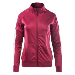 Bluza damska Hi-Tec Lady Delian - czerwona, Rozmiar S. Czerwone bluzy bez kaptura damskie Hi-tec, s. W wyprzedaży za 124.99 zł.