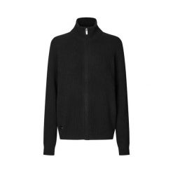 Sweter zapinany na zamek Kingsland Andre. Czarne kardigany męskie KINGSLAND, l, z aplikacjami, z dzianiny, eleganckie, bez kołnierzyka. Za 710.50 zł.
