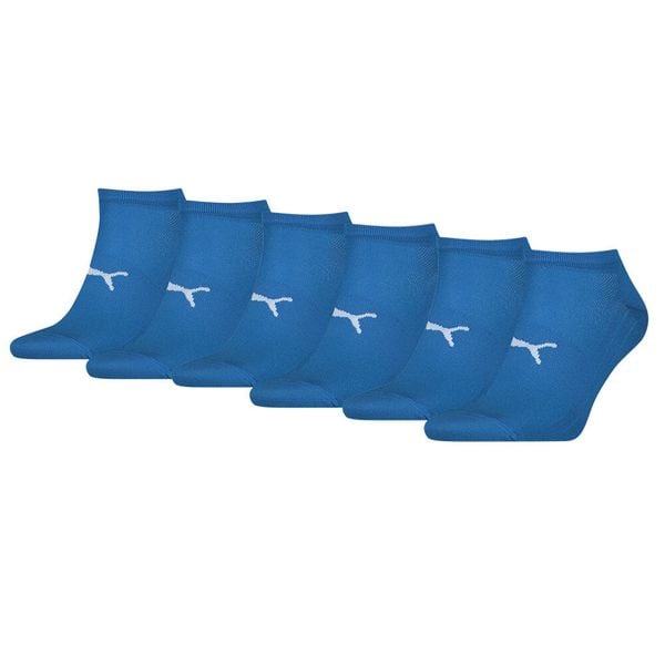 Skarpety Puma Sport Sneaker Light, 6 pary niebieski. Niebieskie skarpetki damskie Puma, bez wzorów, z elastanu. Za 162.99 zł.