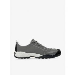 Buty outdoor męskie Scarpa Mojito Planet-Fabric. Szare buty trekkingowe męskie Scarpa, bez zapięcia, outdoorowe. Za 518.99 zł.