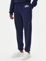Gap Spodnie dresowe 500382-49 Granatowy Regular Fit. Niebieskie spodnie dresowe męskie GAP, bez wzorów, z bawełny. Za 159.99 zł.