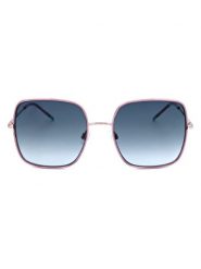 HUGO Damskie okulary przeciwsłoneczne w kolorze jasnoróżowo-niebieskim rozmiar: 58. Niebieskie okulary przeciwsłoneczne damskie Hugo. Za 230.99 zł.
