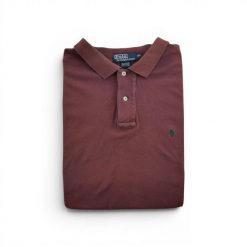 Polo Ralph Lauren koszulka męska z krótkim rękawem. Czerwone koszulki polo męskie Ralph Lauren, l, bez wzorów, z jeansu, bez ramiączek. Za 106.46 zł.