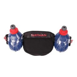 Pasek hydracyjny Nathan Trail Mix Plus 3.0. Czarne paski męskie NATHAN, bez wzorów, z nylonu, klasyczne. Za 324.50 zł.