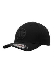 Czapka męska Pitbull Full Cap Stretch Hilltop. Czarne czapki męskie PITBULL, bez wzorów, z bawełny, sportowe. Za 139.99 zł.