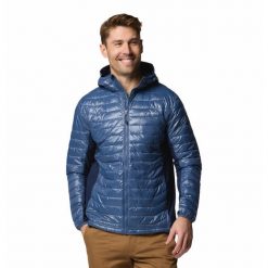 Columbia Kurtka Powder Pass 2126101478. Niebieskie kurtki męskie Columbia, xl, bez wzorów, sportowe, bez kaptura. Za 349.99 zł.