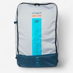 Plecak do transportu kajaka Itiwit 100 1/2/3-osobowego. Plecaki damskie Decathlon, bez wzorów, sportowe. Za 99.99 zł.