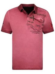 Canadian Peak Koszulka polo "Keoneak" w kolorze bordowym rozmiar: 3XL. Czerwone koszulki polo męskie Canadian Peak, xl, bez wzorów, z bawełny, bez ramiączek. Za 79.21 zł.