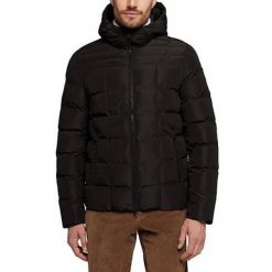 Kurtka GEOX M MAGNETE Czarny. Czarne kurtki męskie Geox, m, bez wzorów, z tkaniny, casualowe, bez kaptura. Za 558.99 zł.