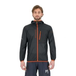 Kurtka przeciwdeszczowa z kapturem Karpos Lavaredo. Brązowe kurtki treningowe męskie KARPOS, l, bez wzorów, z tkaniny, do biegania. Za 559.40 zł.