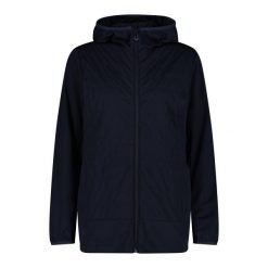 Kurtka damska turystyczna CMP 35Z5476. Niebieskie kurtki damskie CMP, l, bez wzorów, z softshellu, z kapturem. Za 459.05 zł.