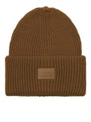 Jack & Jones Czapka w kolorze jasnobrązowym rozmiar: onesize. Brązowe czapki męskie Jack & Jones, bez wzorów, ze skóry, sportowe. Za 79.21 zł.