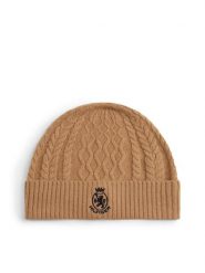 Tommy Hilfiger wełniana czapka Mężczyźni Wełna brązowy, ONE SIZE. Brązowe czapki męskie Tommy Hilfiger, bez wzorów, z dzianiny, eleganckie. Za 139.95 zł.
