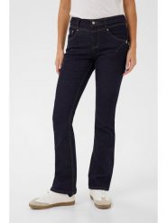 Kaffe Dżinsy - Flare fit - w kolorze granatowym rozmiar: W24/L32. Niebieskie jeansy damskie Kaffe, z podwyższonym stanem. Za 173.99 zł.