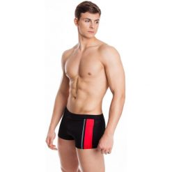 Bokserki pływackie męskie Aqua Speed Amos. Czarne kąpielówki męskie Aqua-Speed, m, bez wzorów, do pływania. Za 55.99 zł.