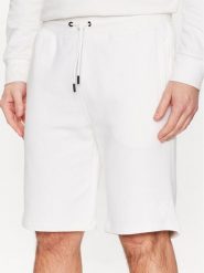 Guess Szorty sportowe Aldwin Z2YD04 KAIJ1 Biały Slim Fit. Białe szorty męskie Guess, m, z bawełny. Za 199.99 zł.