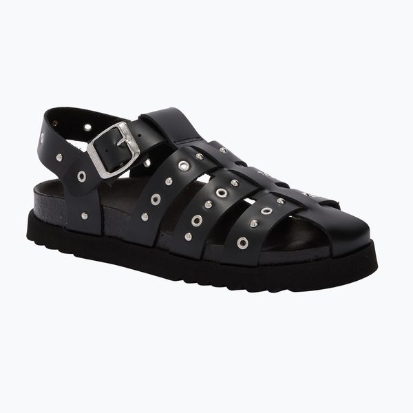 Sandały damskie Scholl Beatriz Fisherman Ring Leather. Czarne sandały damskie Scholl, bez wzorów, ze skóry, bez obcasa. Za 639.99 zł.