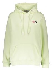 Zwillingsherz Bluza "Lima" w kolorze jasnozielonym rozmiar: S/M. Zielone bluzy z kapturem damskie Zwillingsherz, m, z bawełny. Za 188.85 zł.