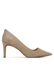 MICHAEL Michael Kors Szpilki Alina Flex Pump 40S6HNMP1D Złoty. Żółte szpilki MICHAEL Michael Kors, bez wzorów, z materiału, bez obcasa. Za 629.99 zł.