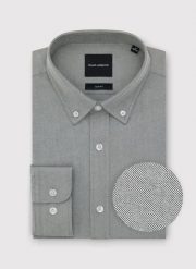 PAKO LORENTE – Szara koszula męska. Szare koszule męskie Pako Lorente, m, bez wzorów, z bawełny, bez kołnierzyka, bez ramiączek. Za 299.99 zł.