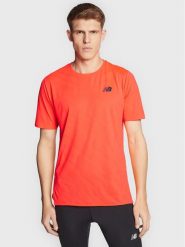 New Balance Koszulka techniczna Speed Jacquard MT23281 Pomarańczowy Athletic Fit. Brązowe t-shirty sportowe męskie New Balance, m, z syntetyku, bez ramiączek, na fitness i siłownię. Za 189.00 zł.