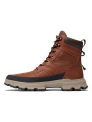 Timberland Skórzane kozaki zimowe "TBL Orig Ultra" w kolorze ciemnobrązowym rozmiar: 42. Brązowe buty zimowe męskie Timberland, na zimę, z materiału, bez zapięcia. Za 412.88 zł.