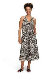 Vera Mont Sukienka w kolorze kremowo-jasnobrązowym rozmiar: 40. Brązowe sukienki damskie Vera Mont, bez wzorów, z bawełny, bez kołnierzyka, bez ramiączek, midi. Za 173.99 zł.