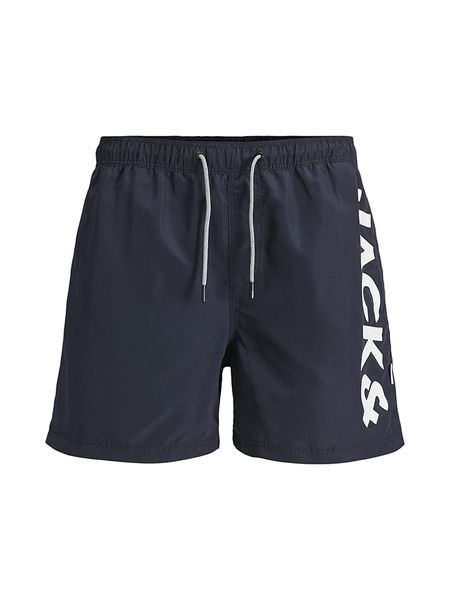 Jack & Jones Szorty kąpielowe w kolorze granatowym rozmiar: M. Niebieskie szorty sportowe męskie Jack & Jones, m, z materiału, outdoorowe. Za 71.73 zł.