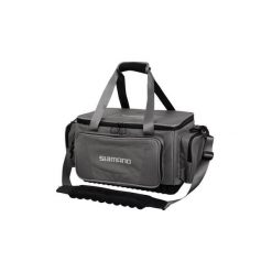 Duża torba wędkarska Shimano. Czarne torby męskie na ramię SHIMANO, bez wzorów, z materiału, na ramię, duże. Za 494.65 zł.