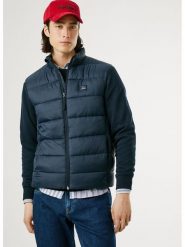 Pepe Jeans Kamizelka pikowana w kolorze granatowym rozmiar: XL. Niebieskie kamizelki męskie Pepe Jeans, xl, z jeansu. Za 175.26 zł.