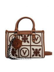 Valentino Torebka Tyle VBS9XF05 Brązowy. Brązowe torebki klasyczne damskie Valentino, bez wzorów, ze skóry, bez dodatków. Za 649.99 zł.