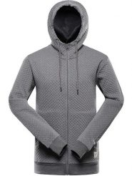 Alpine Pro Bluza "Lel" w kolorze szarym rozmiar: M. Szare bluzy z kapturem męskie Alpine Pro, m. Za 283.48 zł.