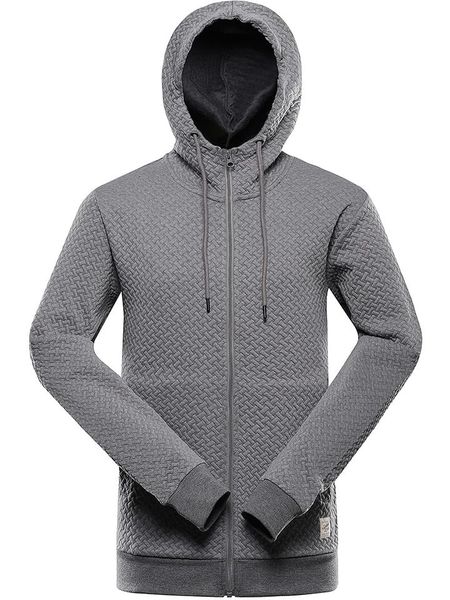 Alpine Pro Bluza "Lel" w kolorze szarym rozmiar: S. Szare bluzy z kapturem męskie Alpine Pro, s. Za 199.49 zł.